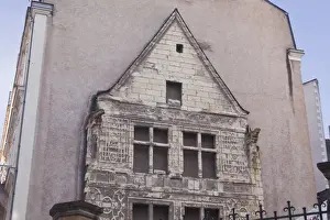 Facades Prints: Part of the Logis Pince in Angers, Maine-et-Loire, France, Europe