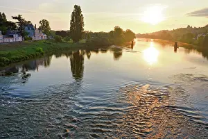 Amboise Prints: The Loire River at Amboise, Touraine