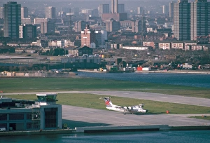 Docklands Prints: London City Airport, Docklands, London, England, United Kingdom, Europe