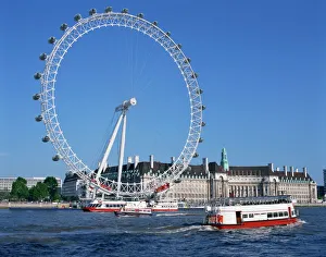 Ferris Wheel Prints: London Eye, London, England, United Kingdom, Europe