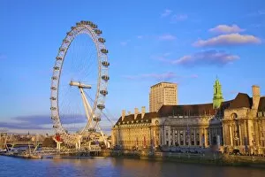 Images Dated 3rd January 2009: The London Eye, London, England, United Kingdom, Europe