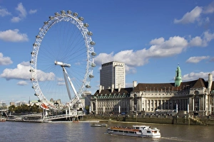 London Eye, River Thames, London, England, United Kingdom, Europe