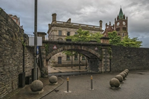 Clock Tower Prints: Londonderry (Derry), County Londonderry, Ulster, Northern Ireland, United Kingdom, Europe