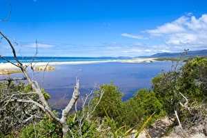 Tasmania Prints: Lonely Beach on the East Coast of Tasmania, Australia, Pacific