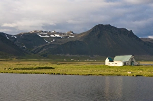 Images Dated 12th June 2009: Lonely farm in western Iceland, Iceland, Polar Regions