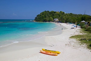 Long Bay Prints: Long Bay and beach, Antigua, Leeward Islands, West Indies, Caribbean, Central America