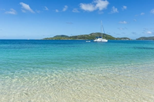 Remoteness Prints: Long Bay Beach, Beef Island, Tortola, British Virgin Islands, West Indies, Caribbean