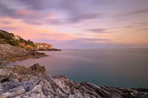 La Spezia Prints: Long exposure to capture the sunset light near to Tellaro village