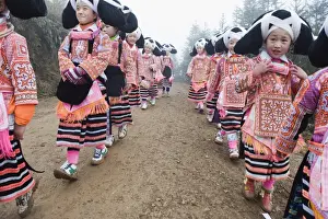 New Year Prints: Long Horn Miao lunar New Year festival celebrations in Sugao ethnic village