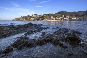 Collioure Prints: Looking across the bay from Collioure