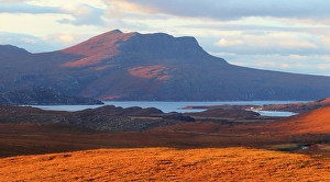 Assynt Prints: Looking towards Ben Mor Coigach from Assynt