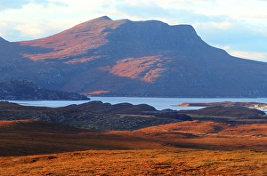 Assynt Prints: Looking towards Ben Mor Coigach from Assynt