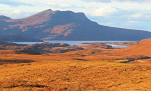 Assynt Prints: Looking towards Ben Mor Coigach from Assynt