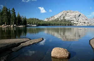 Images Dated 5th October 2006: Looking east across Tenaya Lake in the heart of Tuolumne Valley, Sierra Nevada mountains