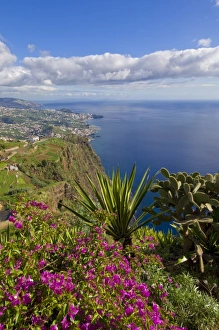 Images Dated 30th November 2009: Looking towards Funchal from Cabo Girao, 580m, one of the worlds highest sea cliffs on the south