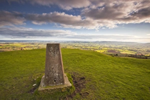 Looking across the Marshwood Vale from Pilsdon Pen, Dorset, England, United Kingdom, Europe