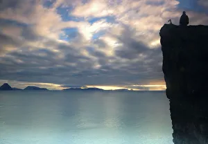 Photographer Prints: Looking towards Sandoy from Vagar, Faroe Islands, Denmark, North Atlantic