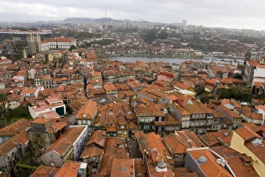 Douro River Prints: Looking south from the Clerical Tower