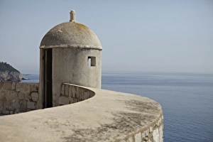 City Wall Prints: A lookout post fortification with a view of the Adriatic Sea