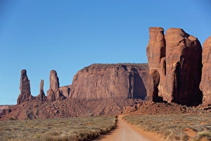 Tribal Prints: Loop Drive, Three Sisters on left