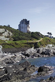 Cotes Darmor Prints: Loquirec, on the Armorican corniche, Amorique coast, Finistere, Brittany, France, Europe