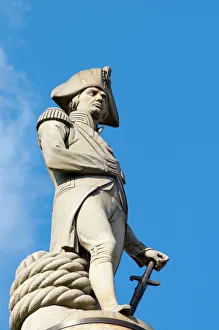 Images Dated 8th April 2010: Lord Nelson, Nelsons Column, Trafalgar Square, London, England, United Kingdom
