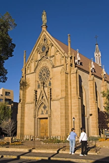 Chapels Prints: Loretto Chapel, City of Santa Fe, New Mexico, United States of America, North America