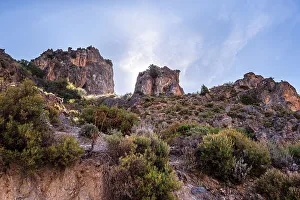 Nature Lovers Prints: Los Cahorros Monachil, Monachil, Sierra Nevada, Granada, Andalusia, Spain, Europe