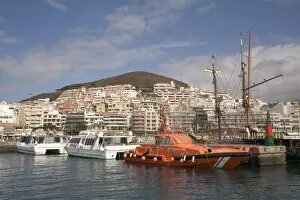 Los Cristianos harbour, Tenerife, Canary Islands, Spain, Atlantic, Europe