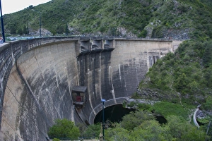 Dams Prints: Los Molinas dam near Villa General Belgrano, Argentina, South America