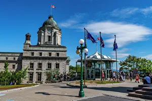 Quebec Prints: Louis S. St. Laurent Building, Old Quebec