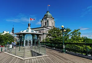 Quebec Prints: Louis S. St. Laurent Building, Quebec City, Quebec, Canada, North America