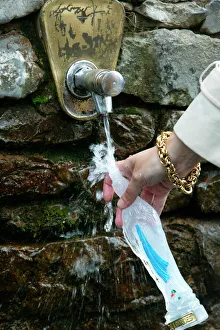 Images Dated 5th November 2009: Lourdes holy water, Lourdes, Hautes Pyrenees, France, Europe