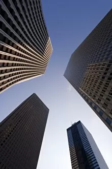 Low angle view of office buildings