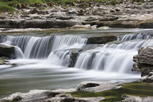 Wensleydale Prints: Lower Aysgarth Falls on the River Ure, near Leyburn, Wensleydale
