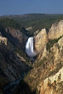 Natural Landmark Gallery: Lower Falls from Artists Point, Grand Canyon of the Yellowstone River, Yellowstone National Park