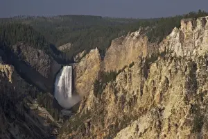 Lower Falls from Artists Point, Grand Canyon of the Yellowstone River, Yellowstone National Park, UNESCO World Heritage Site, Wyoming, United States of America, North America