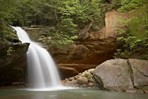 Lower Falls Prints: Lower Falls, Hocking Hills State Park, Ohio, United States of America, North America