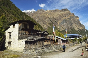 Western Region Prints: Lower Pisang, Marsyangdi River Valley