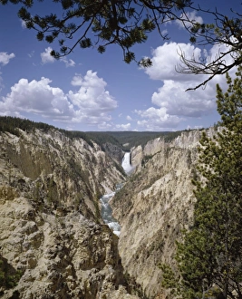 Lower Yellowstone Falls from Artists Point Lower Yellowstone Falls from Artists Point