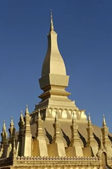 That Luang stupa, the largest in Laos, built in 1566 by King Setthathirat