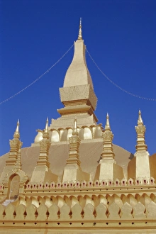National Symbol Prints: That Luang (That Louang) stupa