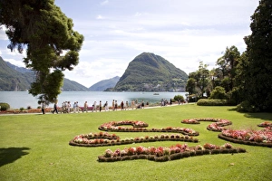 Images Dated 3rd August 2007: Lugano, Lake Lugano