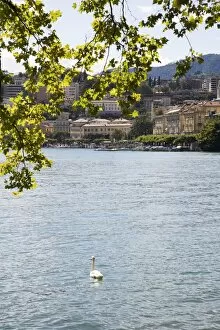 Images Dated 3rd August 2007: Lugano, Lake Lugano