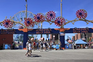 Brooklyn Prints: Luna Park, Boardwalk, Coney Island