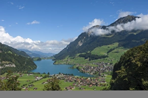 Lungern, Lungern See, Switzerland, Europe