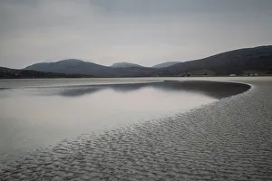Typically Scottish Prints: Luskentyre Bay, Dawn, West Harris, Outer Hebrides, Scotland, United Kingdom, Europe