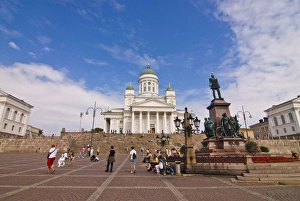 Images Dated 8th August 2006: The Lutheran cathedral in Helsinki, Finland, Scandinavia, Europe