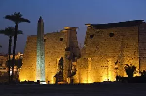 Images Dated 10th February 2008: Luxor Temple, Luxor, Thebes, UNESCO World Heritage Site, Egypt, North Africa, Africa