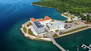 Recreational Prints: Luxury resort located on a peninsula in Pula